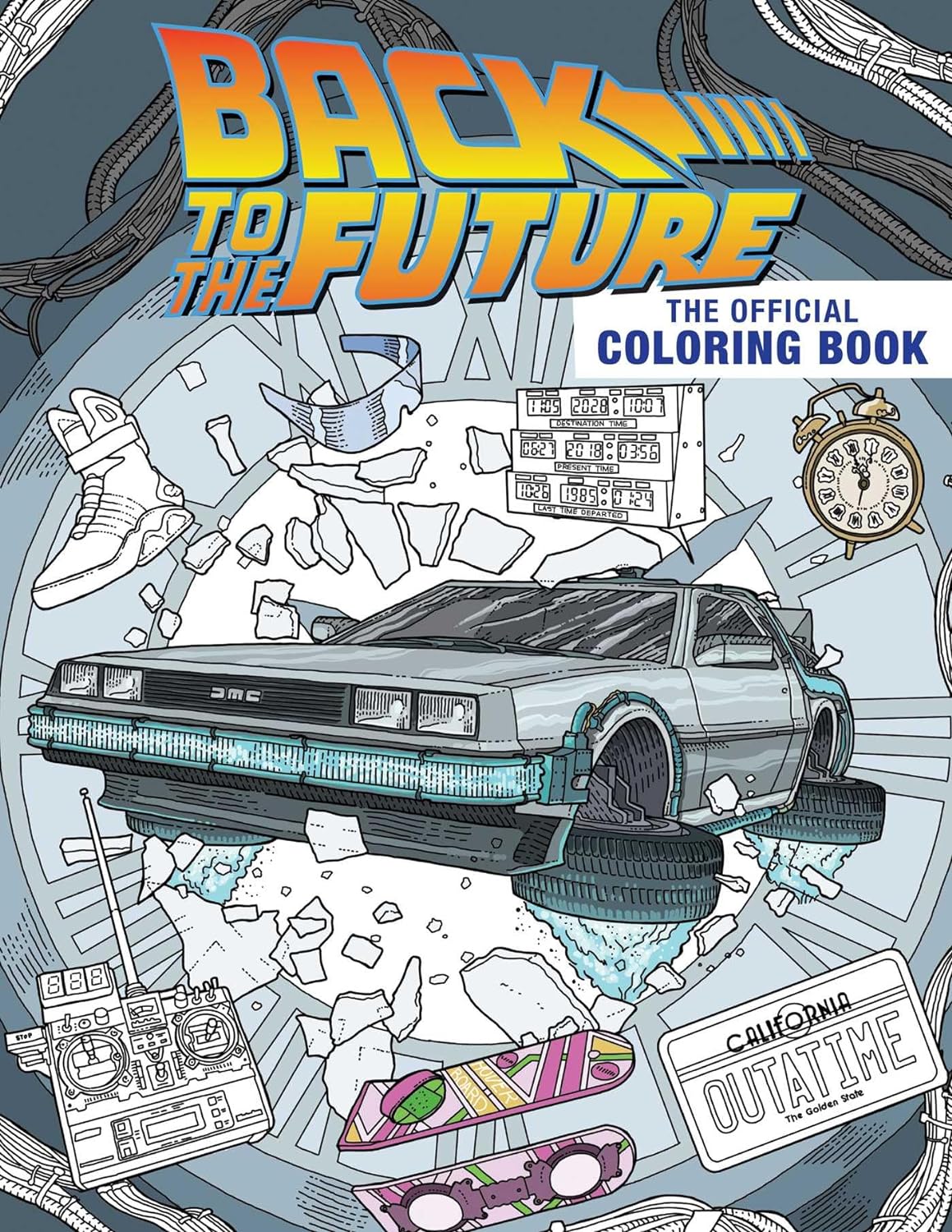 Back to the Future Official Coloring Book – 3DRetro