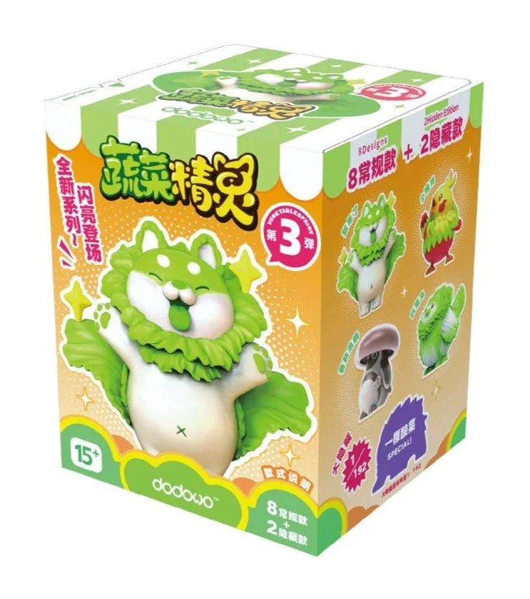 Dodowo Vegetables Fairy Vol. 3 Blind Box 3DRetro Dodowo Vegetables Fairy Vol. 3 Blind Box 3DRetro