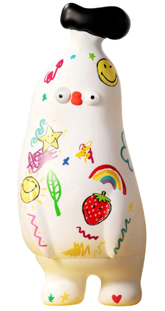 新品 FLABJACKS Banana boo バナナブー Pop Mart Official Mega Collection 1000% Flabjacks Banana Boo
