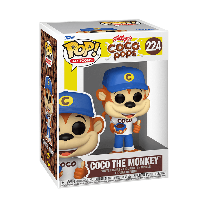 ケロッグ 広告 人形 3体 スナップ ファンコ Kellogg’s フ IqOB Funko Pop! Ad Icons 224 Kellogg's Coco The Monkey – 3DRetro