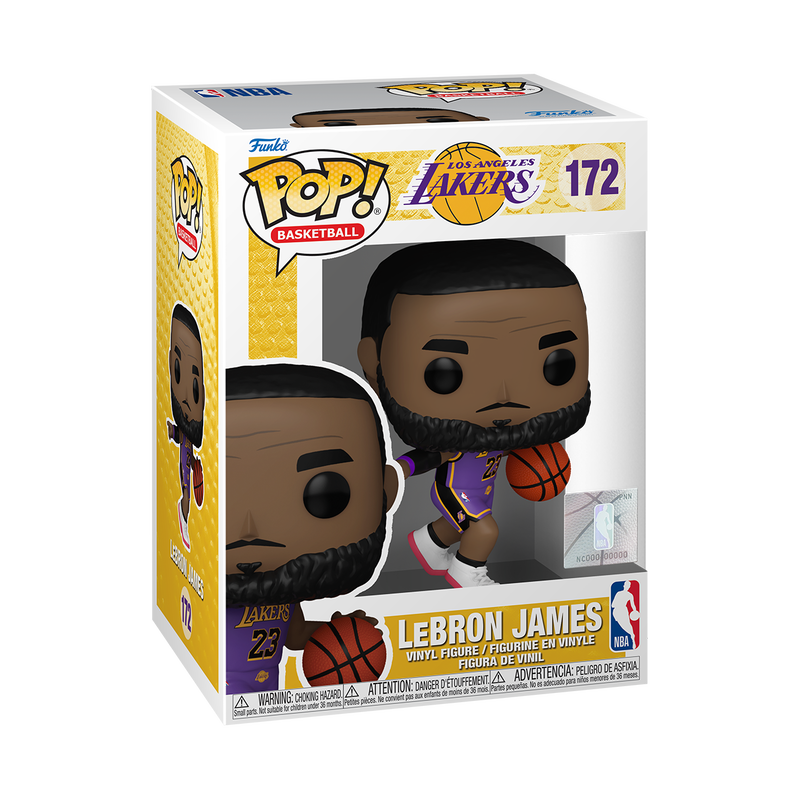 Funko Pop! Basketball Los Angeles Lakers 172 - LeBron James – 3DRetro