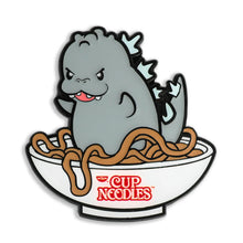 Load image into Gallery viewer, Kidrobot Godzilla x Cup Noodles Enamel Pin (Random)
