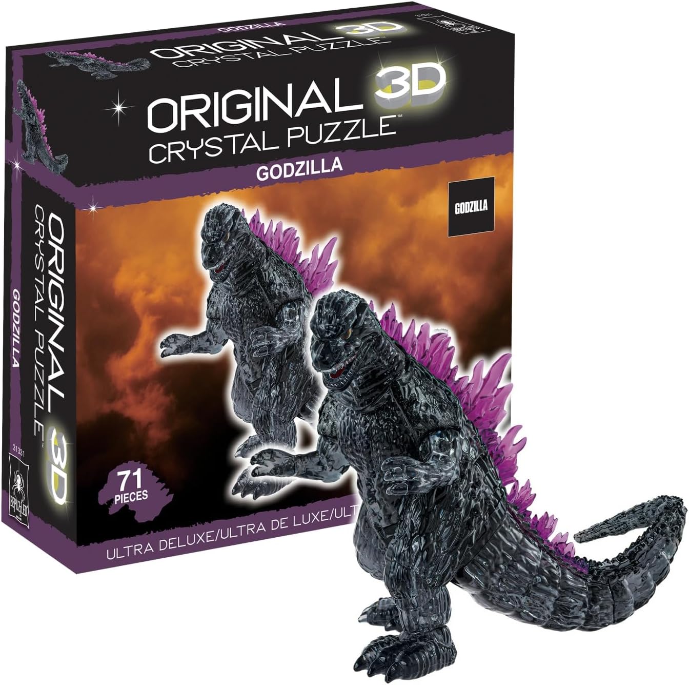 パズル 激レア！！36PUZZLE GODZILLA 全５種コンプリートセット 3D Crystal Puzzle - Godzilla: 71 Pcs | AreYouGame