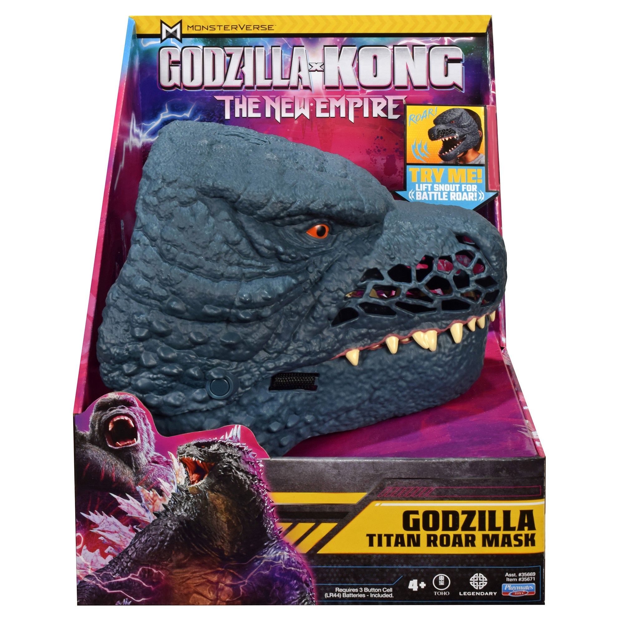 Godzilla x Kong Role Play Godzilla Titan Roar Mask – 3DRetro