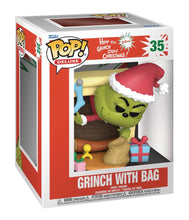 Load image into Gallery viewer, Funko Pop! Deluxe 35 How The Grinch Stole Christmas - Grinch with Bag