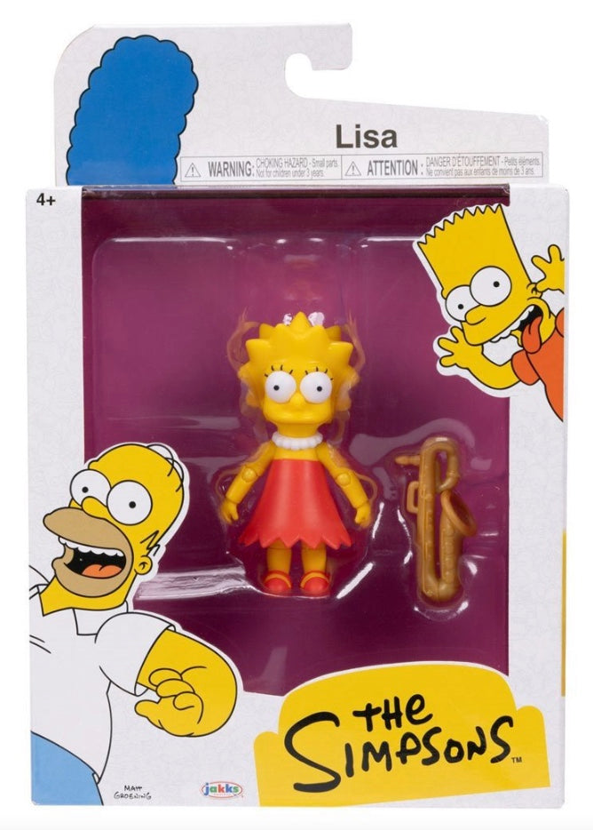 Jakks Pacific The Simpsons 5 inch Action Figure - Lisa – 3DRetro