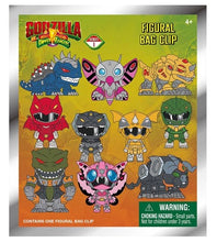 Load image into Gallery viewer, Godzilla vs. Mighty Morphin Power Rangers 3D Foam Bag Clip Blind Bag (Kaiju Rangers)