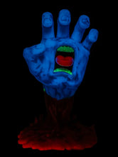 Load image into Gallery viewer, Kidrobot x Santa Cruz Skateboards 40th Anniversary Screaming Hand 9" Figure - GID