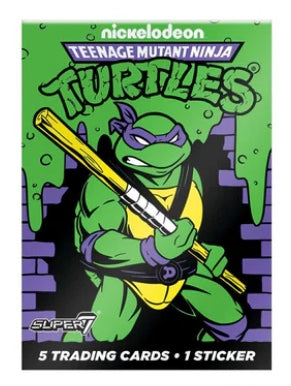 Super7 Teenage Mutant Ninja Turtles Trading Card Wax Pack 3DRetro Super7 Teenage Mutant Ninja Turtles Trading Card Wax Pack 3DRetro