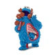 Load image into Gallery viewer, Sesame Street - Kaiju Anatomy Cookie Monster 8" Flocked Vinyl Art Figure