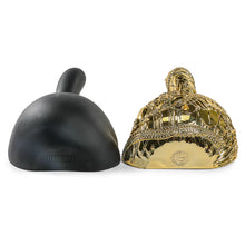 Load image into Gallery viewer, Kidrobot Tristan Eaton 20th Anniversary 12 inch Dunny Head - Matte Black/Gold Electroplate