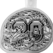 Load image into Gallery viewer, Kidrobot Tristan Eaton 20th Anniversary 12 inch Dunny Head - White/Silver Electroplate
