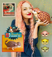 Load image into Gallery viewer, Mab Graves Dinokitties AnCATylosaurus Persimmon Orange Vinyl Figure