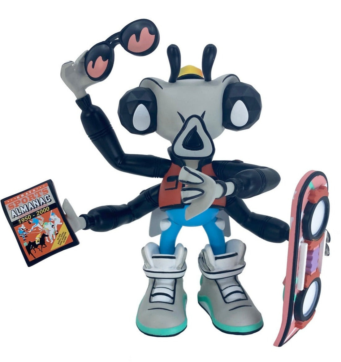 3DRetro x Joe Ledbetter Marty McFly Vinyl Figure Gray