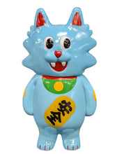 Load image into Gallery viewer, Flat Cat (Blue Maneki)