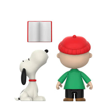 Load image into Gallery viewer, Peanuts ReAction Figures Charlie Brown and Snoopy (Caroling)