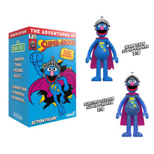 Load image into Gallery viewer, Super7 SESAME STREET REACTION FIGURES - SUPER GROVER (W/CHASE)