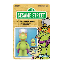 Load image into Gallery viewer, Super7 Sesame Street ReAction Figure - Alligator King & The 7th Son