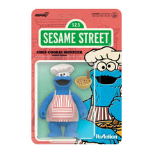 Load image into Gallery viewer, Super7 Sesame Street ReAction Figure - Chef Cookie Monster