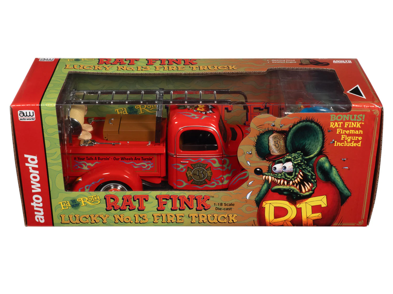 最安価格 13 No. Lucky Fink Rat World Auto Fire 3DRetro – Truck 洋書