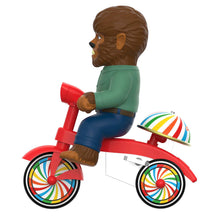 Load image into Gallery viewer, Universal Monsters Super Cycles The Wolf Man (Brown w/ Red Trike)