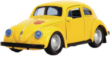 Load image into Gallery viewer, Jada Toys Hollywood Rides Transformers G1 VW Beetle Bumblebee 1/32 Die-Cast Vehicle