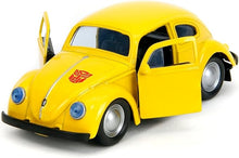Load image into Gallery viewer, Jada Toys Hollywood Rides Transformers G1 VW Beetle Bumblebee 1/32 Die-Cast Vehicle