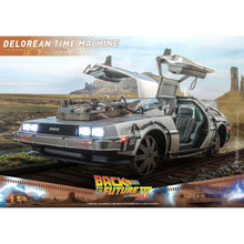 Load image into Gallery viewer, HOT TOYS BACK TO THE FUTURE PART III 1:6 SCALE DELOREAN TIME MACHINE COLLECTIBLE VEHICLE