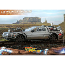 Load image into Gallery viewer, HOT TOYS BACK TO THE FUTURE PART III 1:6 SCALE DELOREAN TIME MACHINE COLLECTIBLE VEHICLE