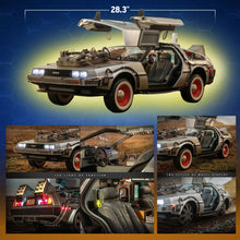 Load image into Gallery viewer, HOT TOYS BACK TO THE FUTURE PART III 1:6 SCALE DELOREAN TIME MACHINE COLLECTIBLE VEHICLE