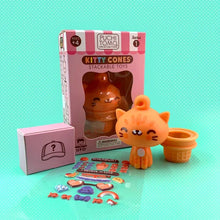 Load image into Gallery viewer, Puchi Tomo - Kitty Cones - Stackable Toys