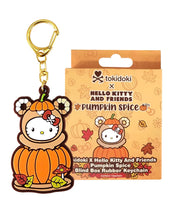 Load image into Gallery viewer, tokidoki x Hello Kitty and Friends Pumpkin Spice Rubber Keychain Blind Box