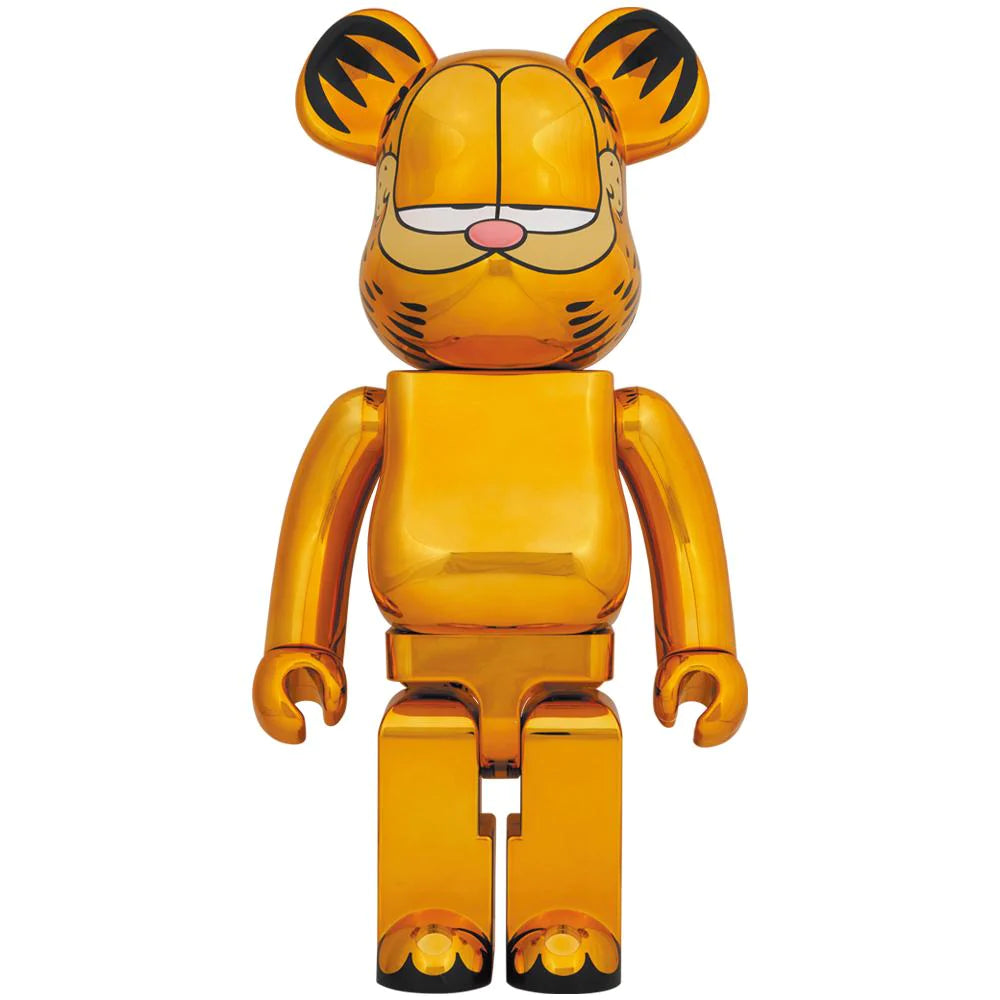 BEARBRICK GARFIELD (GOLD CHROME VERSION) 1000% – 3DRetro