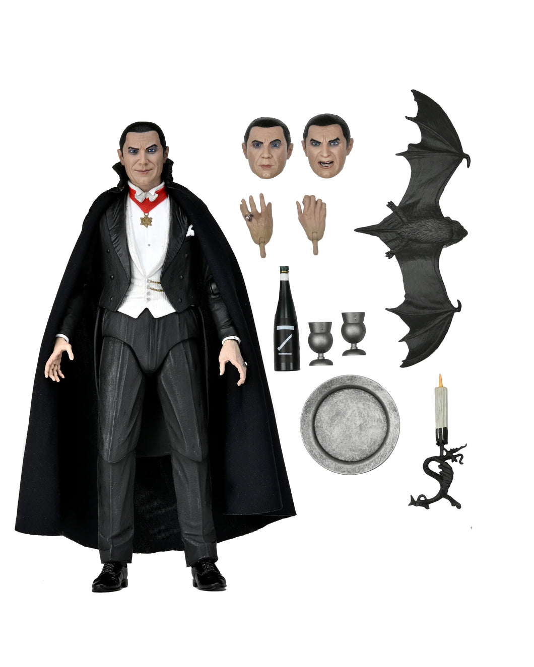 UNIVERSAL MONSTERS - ULTIMATE DRACULA (TRANSYLVANIA) 7" SCALE ACTION F ...