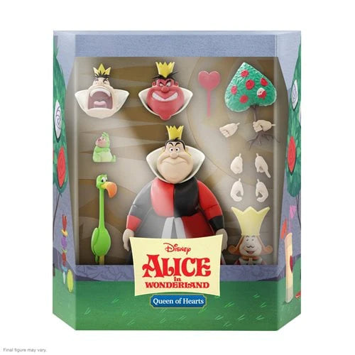 Super7 Disney Ultimates Alice in Wonderland - Queen of Hearts Action Figure