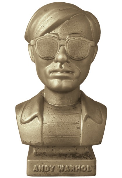 DCON23 CERAMICK ANDY WARHOL Bust 60s ASH GOLD