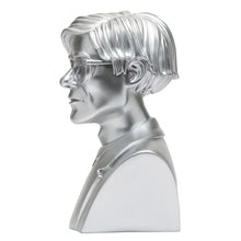 Load image into Gallery viewer, Kidrobot Andy Warhol Bust (Silver)
