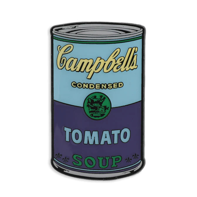 Andy Warhol Deluxe Enamel Pin - Campbell's Soup