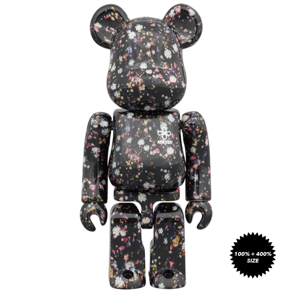 BE@RBRICK ANEVER BLACK 400% + 100% – 3DRetro