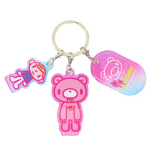 Load image into Gallery viewer, Japan Gloomy Bear Acrylic Keychain 3 Charm - Pink Blue
