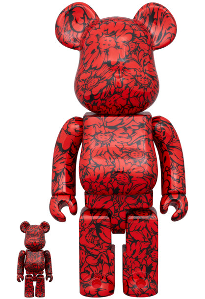 Lot De Bearbricks 100% Medicom Toy - Collab Arsham & Edgar Plans, Occasion