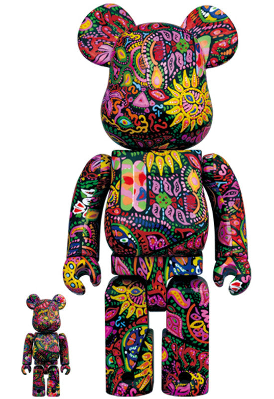 BE@RBRICK PSYCHEDELIC PAISLEY 100% & 400%