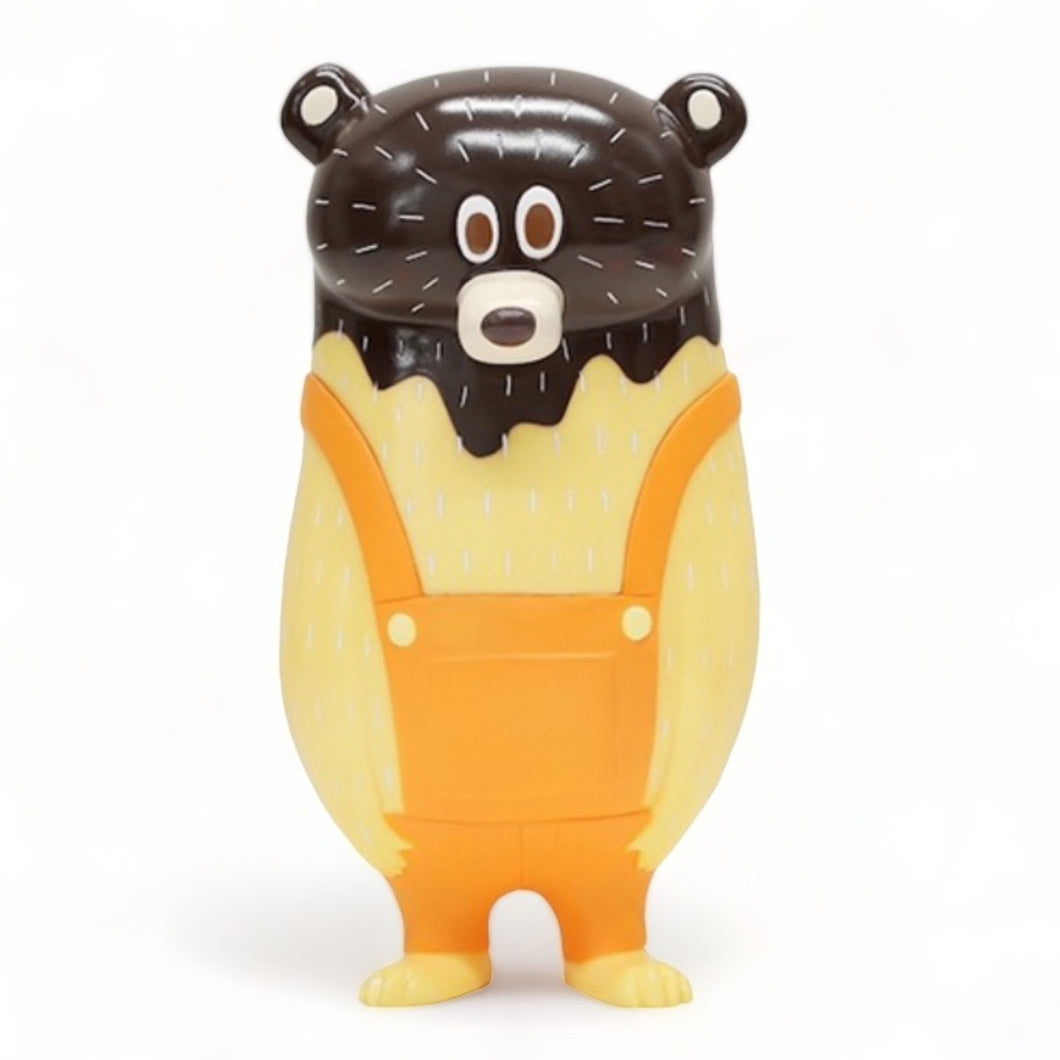 How2work BG Bear Sofubi Figure (Chocolate Ice Cream Edition)