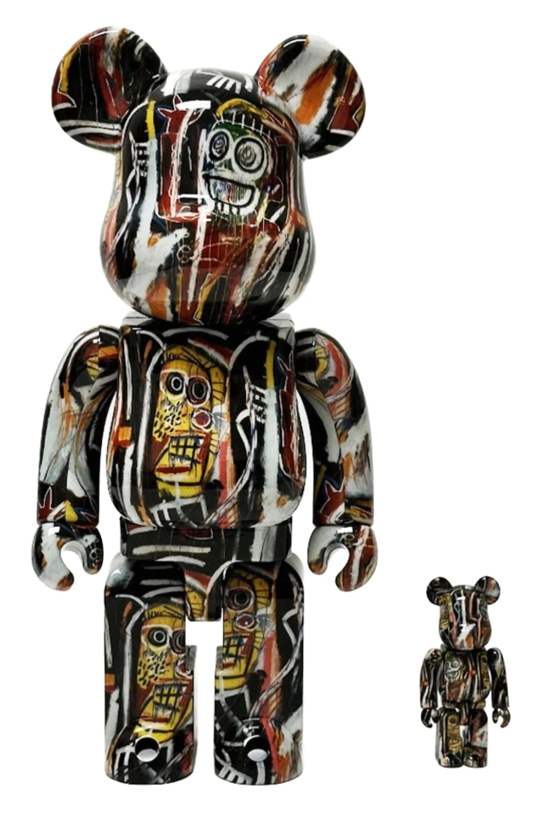 BE@RBRICK JEAN MICHEL BASQUIAT #11 400% + 100%