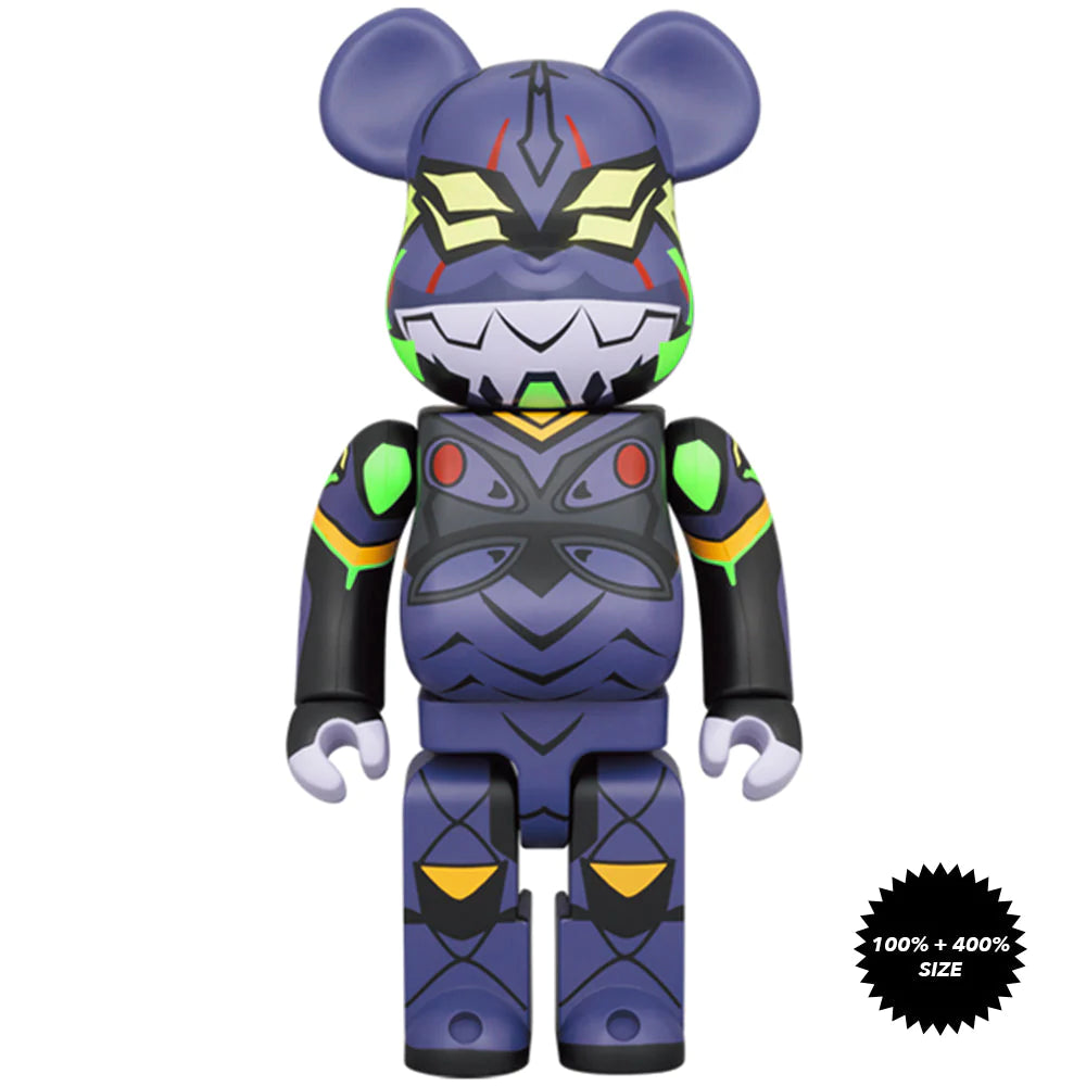 BE@RBRICK Evangelion Unit 13 (New Paint Version) 400/100% Set – 3DRetro