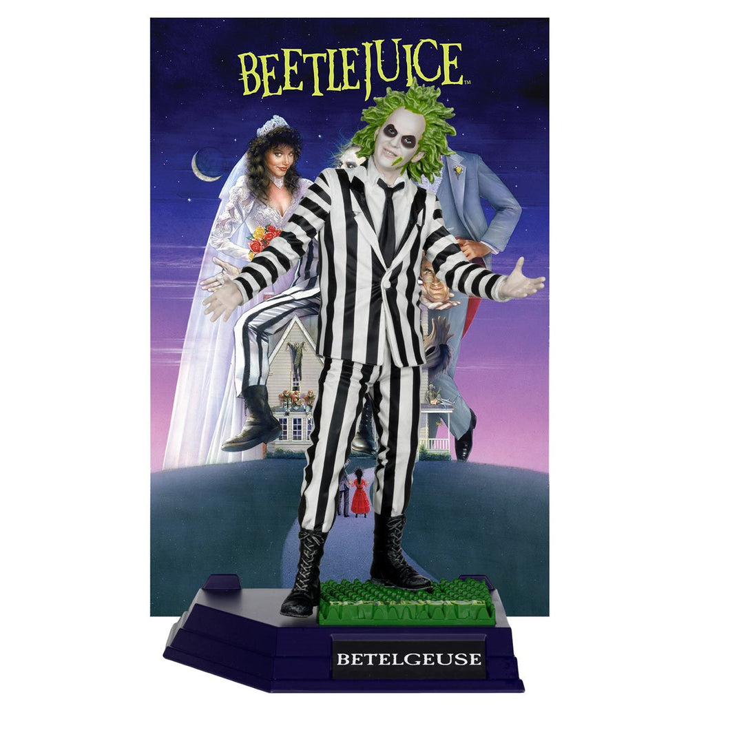 Movie Maniacs Posed Beetlejuice Figure - 1988 Beetlejuice