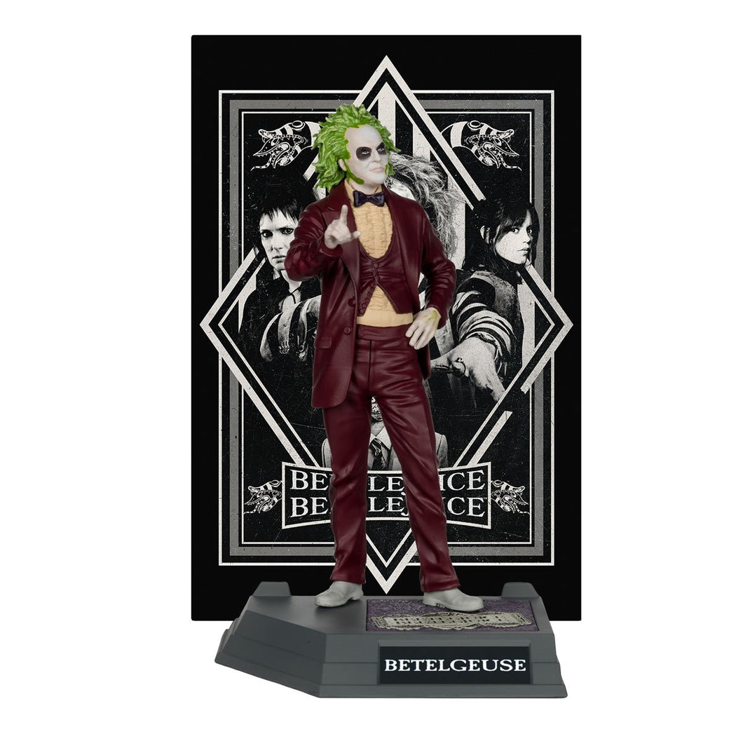 Movie Maniacs Posed Beetlejuice Figure - 2024 Beetlejuice