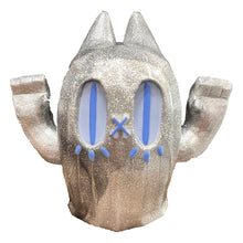 Load image into Gallery viewer, Ben the Ghost Cat Sofubi Figure (Silver Glitter)
