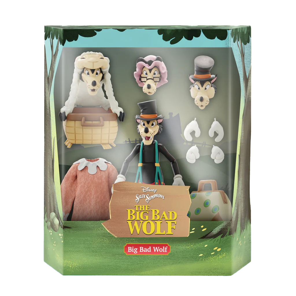 Super7 Disney Ultimates Silly Symphony - Big Bad Wolf Action Figure