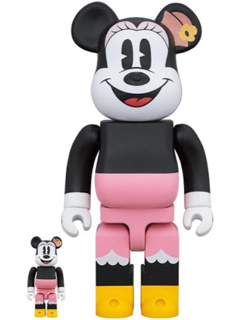 BE@RBRICK BOX LUNCH MINNIE MOUSE 400% + 100%